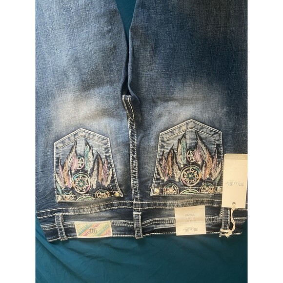 NEW WITH TAG MISS ME JEANS  BOOT CUT MID-RISE 33x32 Waist 33” - Picture 11 of 15